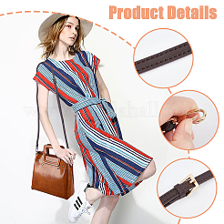 Bandoulière de sac en chaîne en cuir&nbsp;FIND-WH0093-10A