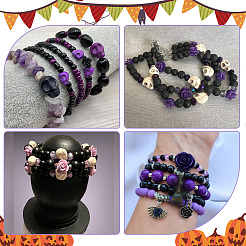 DIY-Sets zur Herstellung von Stretch-Armbändern im Gothic-Stil&nbsp;DIY-SC0033-41