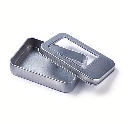 Boîte en fer blanc&nbsp;CON-WH0046-03A