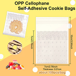 Opp selbstklebende Kekstüten aus Zellophan&nbsp;OPP-WH0008-04B