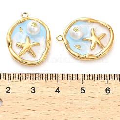 Подвески из нержавеющей стали 304 с эмалью&nbsp;STAS-B084-03G-02