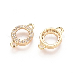 Соединители из латуни с микрочастицами и кубическим цирконием&nbsp;ZIRC-G161-29G