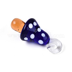 Colgantes artesanales de lampwork&nbsp;LAMP-T025-05B