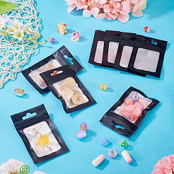 160 шт. пластиковый пакет с застежкой-молнией «инь-ян» с видимым окошком&nbsp;ABAG-TA0001-94A