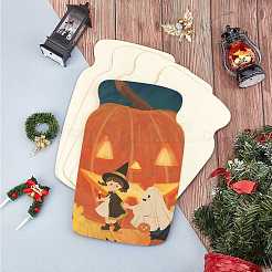 Незаконченные деревянные полоски в форме бутылки DIY-GA0001-12