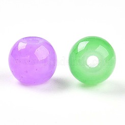 Выпечка расписные стеклянные бусины имитация нефрита&nbsp;X1-DGLA-Q021-6mm-M