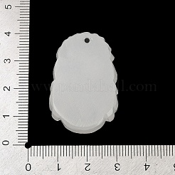 Резные подвески из натурального белого нефрита&nbsp;LS-G-S384-01B