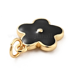 Подвески из латуни с покрытием из эмали&nbsp;KK-G387-09G-06