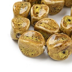 Фарфора ручной работы бисер нитей PORC-B002-17A