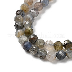 Натуральный кианитовые бисер пряди G-K366-C04-4mm