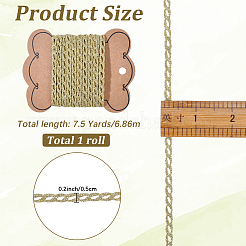 7.5 ярд полиэстеровой кружевной отделки&nbsp;SRIB-GF0001-54A