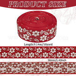 10 ярд полиэфирные ленты с вышивкой в этническом стиле&nbsp;OCOR-FG0002-24A