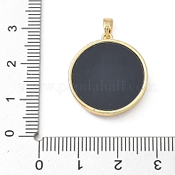 Messing micro pave klare zirkonia anhänger&nbsp;KK-F939-07B-G