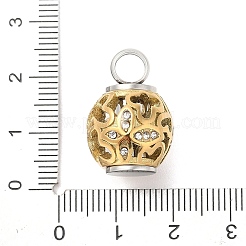 Подвески для праха в виде урны из нержавеющей стали 304 со стразами&nbsp;LS-STAS-Q327-01