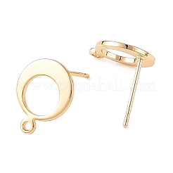 Componenti per orecchini a perno in ottone Shegrace&nbsp;XGRQ64512-853G
