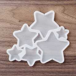 Молды для леденцов из пищевого силикона в форме звезды&nbsp;DIY-D069-18