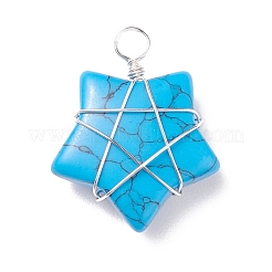 Природные и синтетические Gemstone подвески PALLOY-JF01446-02