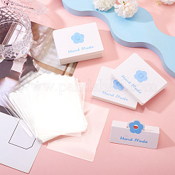 100 шт. прямоугольных прозрачных полипропиленовых целлофановых пакетов&nbsp;CDIS-TA0001-37E