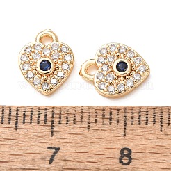 Breloques en laiton avec zircone cubique de micro pave&nbsp;CU-K002-01D-02