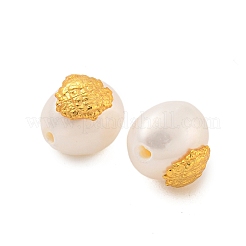 Ovale natürliche Süßwasserperlen&nbsp;PEAR-K009-08G
