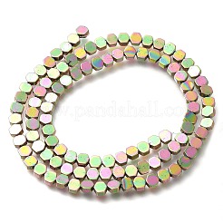 Гальванические нити из синтетических немагнитных гематитовых бусин G-C154-B01-01F