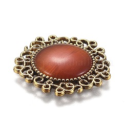 Hohle Retro-Plastikimitation Katzenauge Cabochons&nbsp;LS-KK-Z004-01G-AG