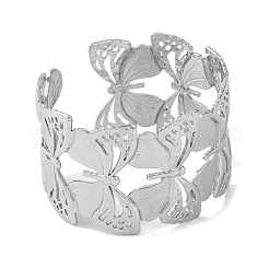 Браслеты-бабочки из нержавеющей стали 304 для женщин BJEW-B104-04P