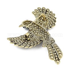 Broches à revers en alliage de strass pour vêtements de sac à dos&nbsp;RB-CBA2419-02G-02