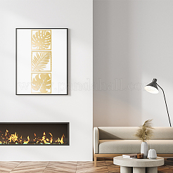 3шт лист акриловые зеркальные наклейки на стену DIY-WH0304-722B