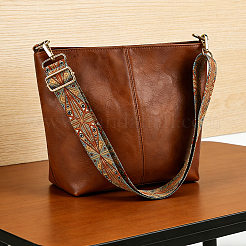 Bolsos de hombro de piel sintética con correa de hombro ética.&nbsp;AJEW-WH20816-217