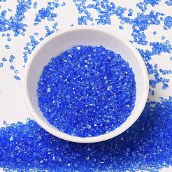 Прозрачная гальваническая поделка из измельченного стекла&nbsp;GLAA-F123-10