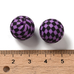 Непрозрачные силиконовые бусины SIL-D010-01G