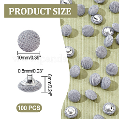 100 pz. bottoni in alluminio a 1 fori&nbsp;DIY-NB0007-77A