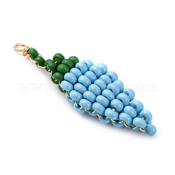 Подвески из стеклянных бусин в виде перца&nbsp;PALLOY-MZ00788-01