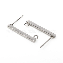 Фурнитура для сережек-гвоздиков из нержавеющей стали марки 304 STAS-G224-21P-01