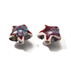 Perles en porcelaine manuelles&nbsp;PORC-H013-05-02
