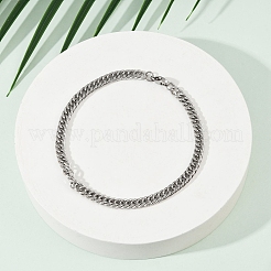 201 браслет из нержавеющей стали куба-киан для мужчин BJEW-B138-01P