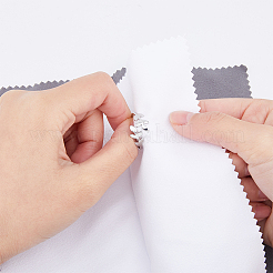 8шт 2-х цветная 4-х слойная салфетка для полировки серебра&nbsp;AJEW-DC0001-49