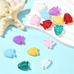 14 шт. 7-х цветные стеклянные эмалевые бусины LAMP-FS0001-59