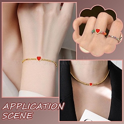 10 шт. латунные эмалевые бусины&nbsp;KK-YW0004-20