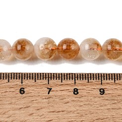 Erhitzte natürliche Citrinperlenstränge&nbsp;G-P466-01C-02
