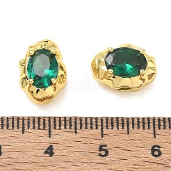 Perles en laiton pavé de zircone cubique&nbsp;CU-CBA42CA-06G
