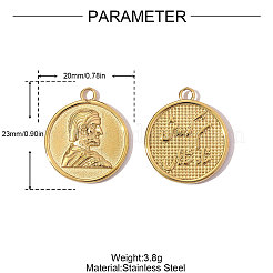 Подвески из нержавеющей стали 304&nbsp;STAS-OY008-39G