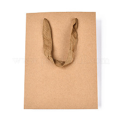 Набор из 10 подарочного пакета из крафт-бумаги двух размеров AJEW-T013-11