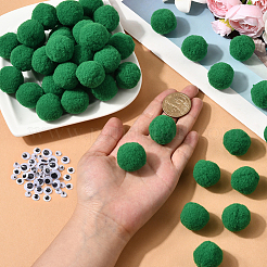 150 Pom-Pom-Ball aus Polyester&nbsp;DIY-SC0031-33A
