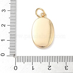 Латунные подвески с принтом&nbsp;KK-D104-02B-G