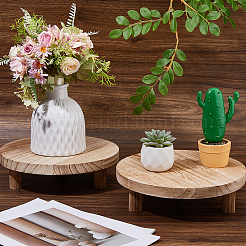 Expositores de madera redondos para joyas&nbsp;AJEW-WH0410-235