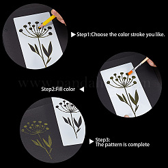 Шаблоны трафаретов для рисования на пластике домашних животных&nbsp;DIY-WH0502-62B