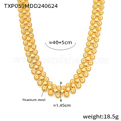 Ожерелья из цветочной цепочки из нержавеющей стали 304 для женщин FS-WG43A0B-04