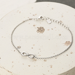 S925 silbernes Zirkon-Armband in 8-Form&nbsp;JF0394